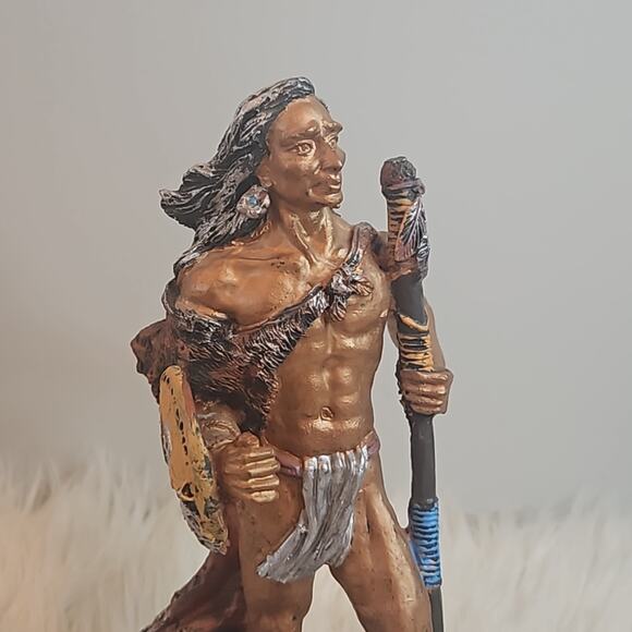 American Indian Statue Figure - Picture 2 of 6
